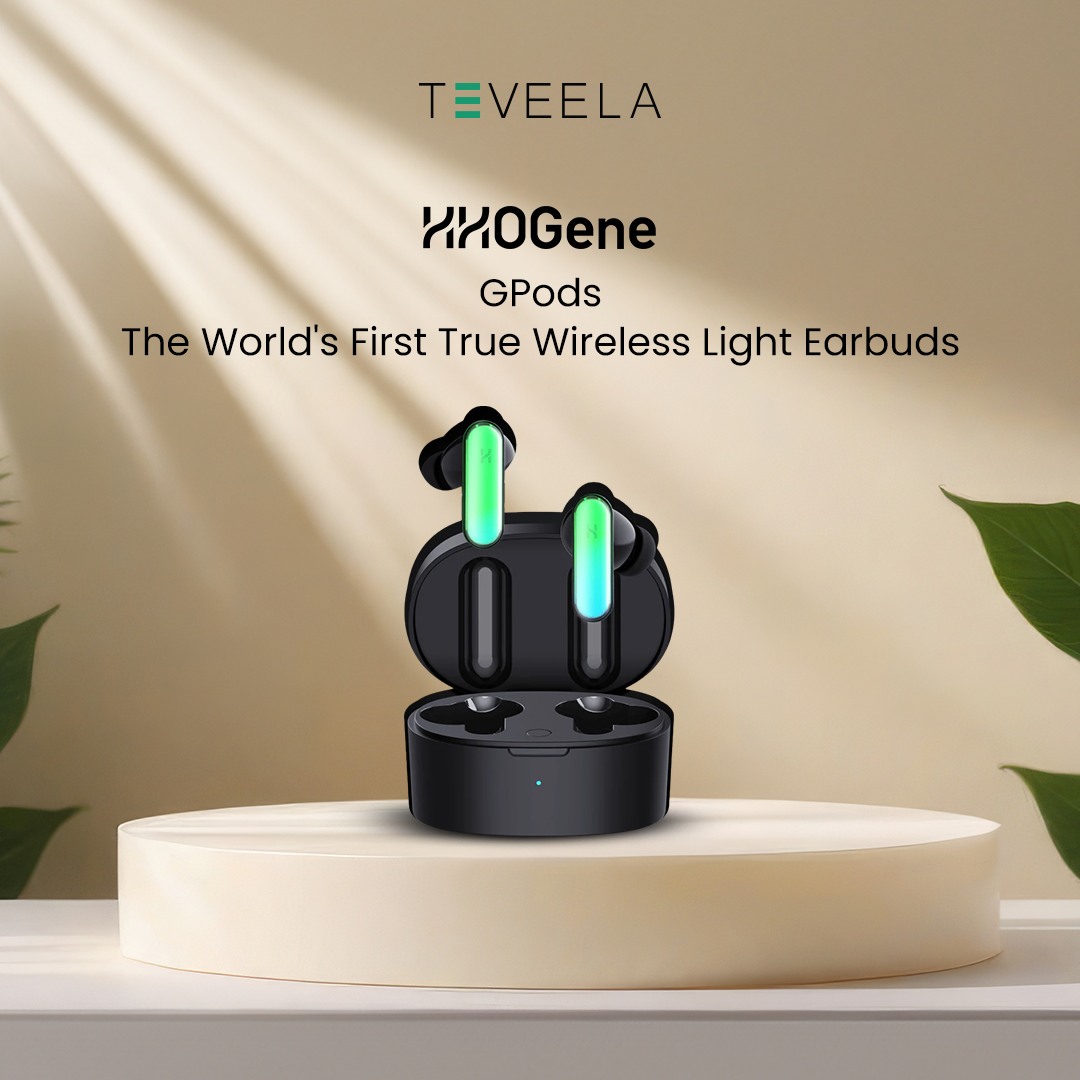 HHOGene GPods - The World's First True Wireless Light Earbuds